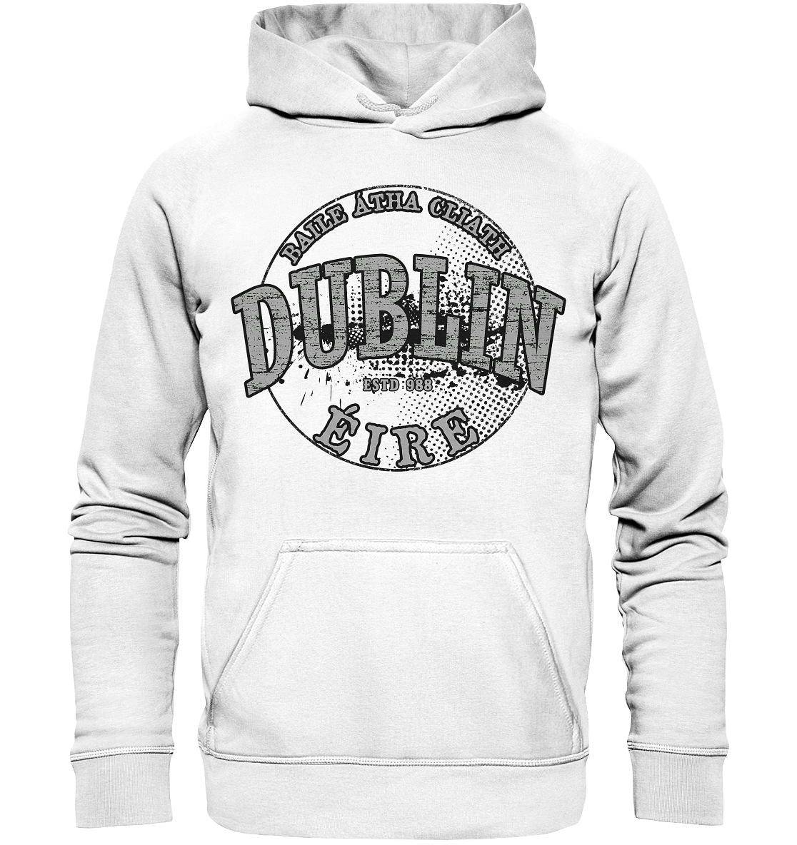 Dublin "Estd 988 / Baile Átha Cliath / Éire"  - Basic Unisex Hoodie