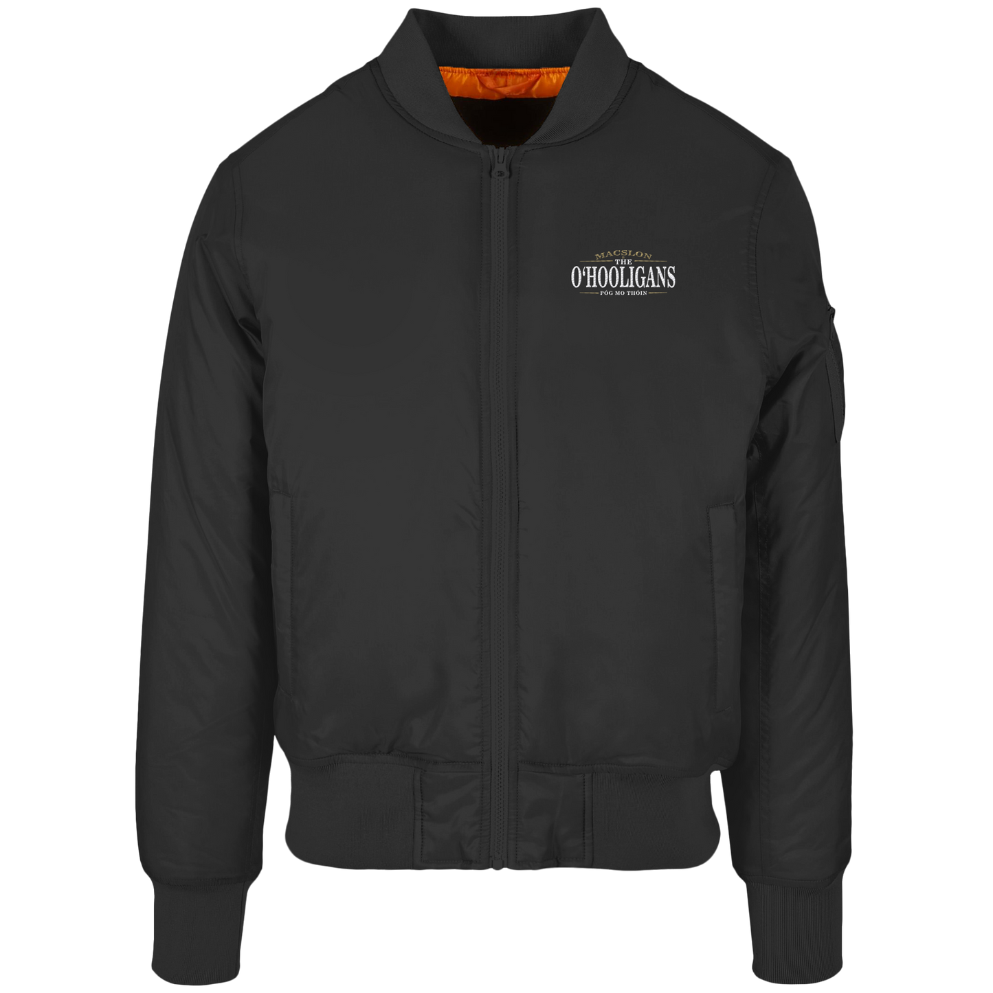 MacSlon & The O'Hooligans "Póg Mo Thóin" *Hochwertiger Stick* - Bomber Jacket