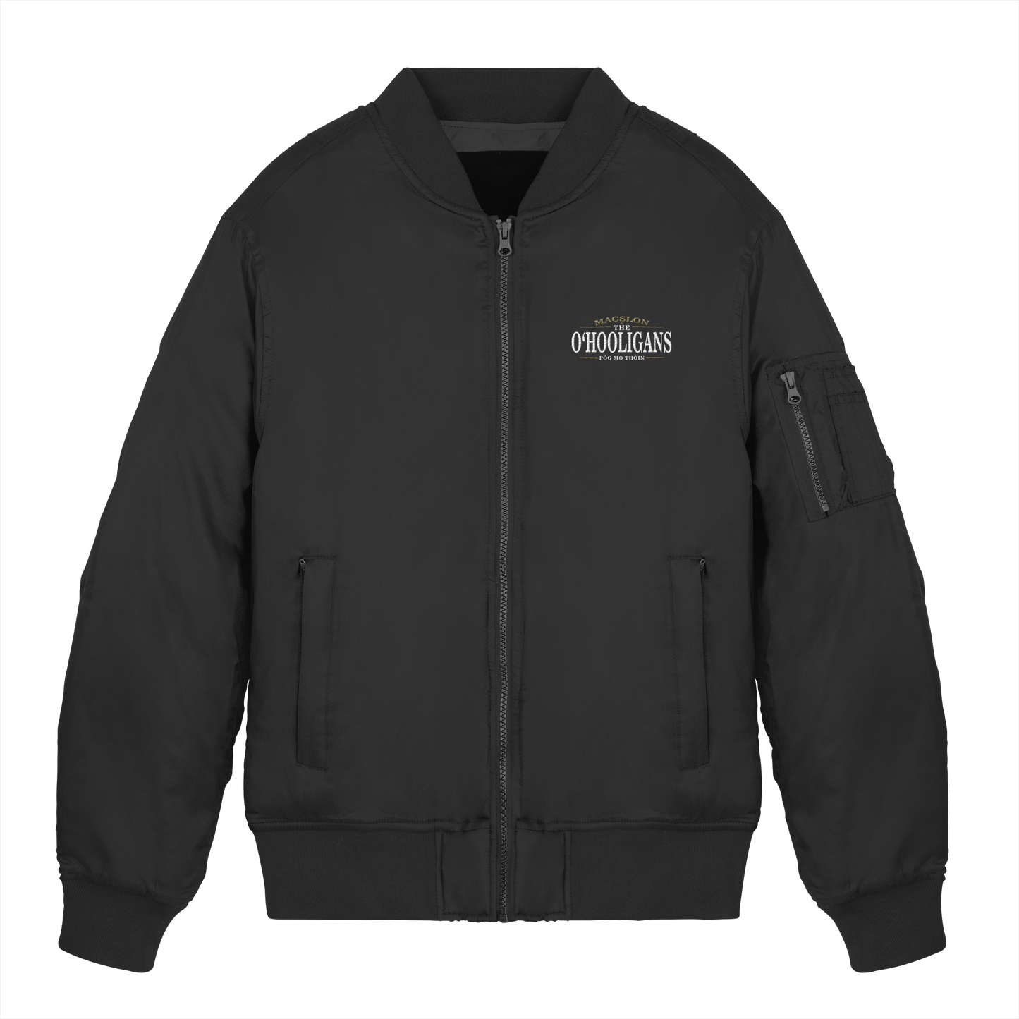 MacSlon & The O'Hooligans "Póg Mo Thóin" *Hochwertiger Stick* - Bomber Jacket