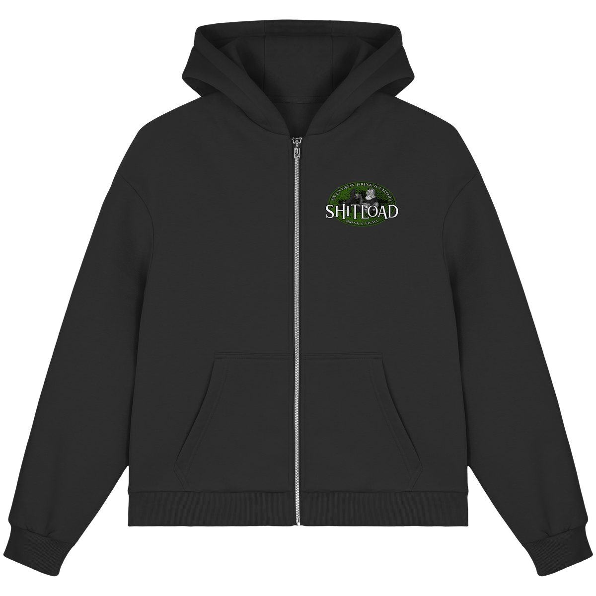 My Favorite Drink Is Called A "Shitload"  - Fluffy Boxcut Zipper