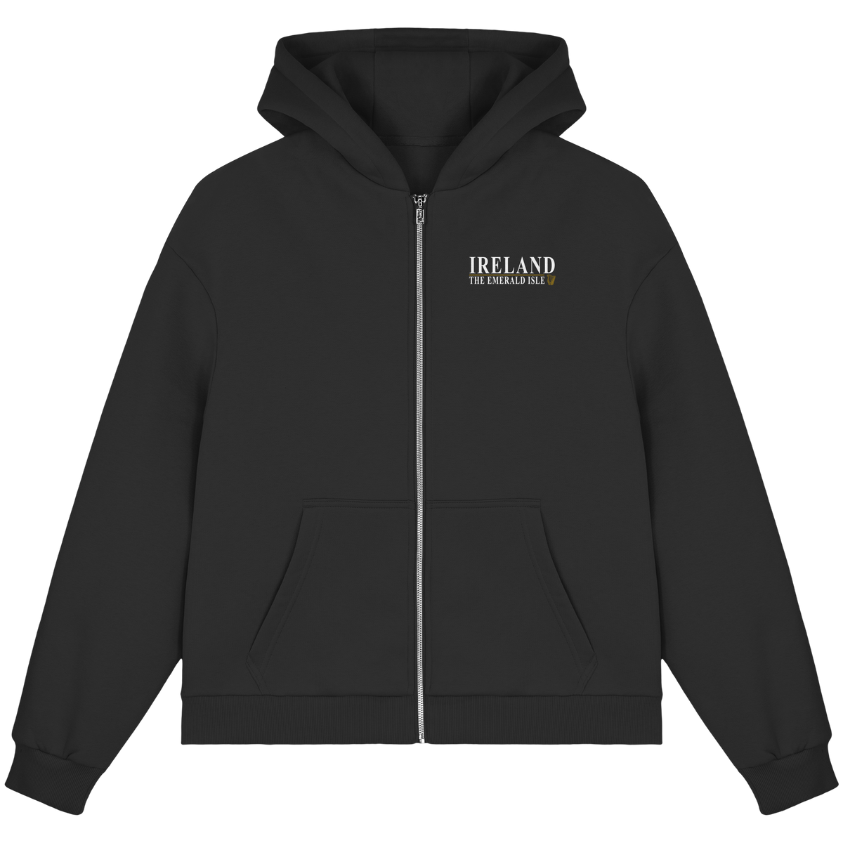 Ireland "The Emerald Isle"  - Fluffy Boxcut Zipper