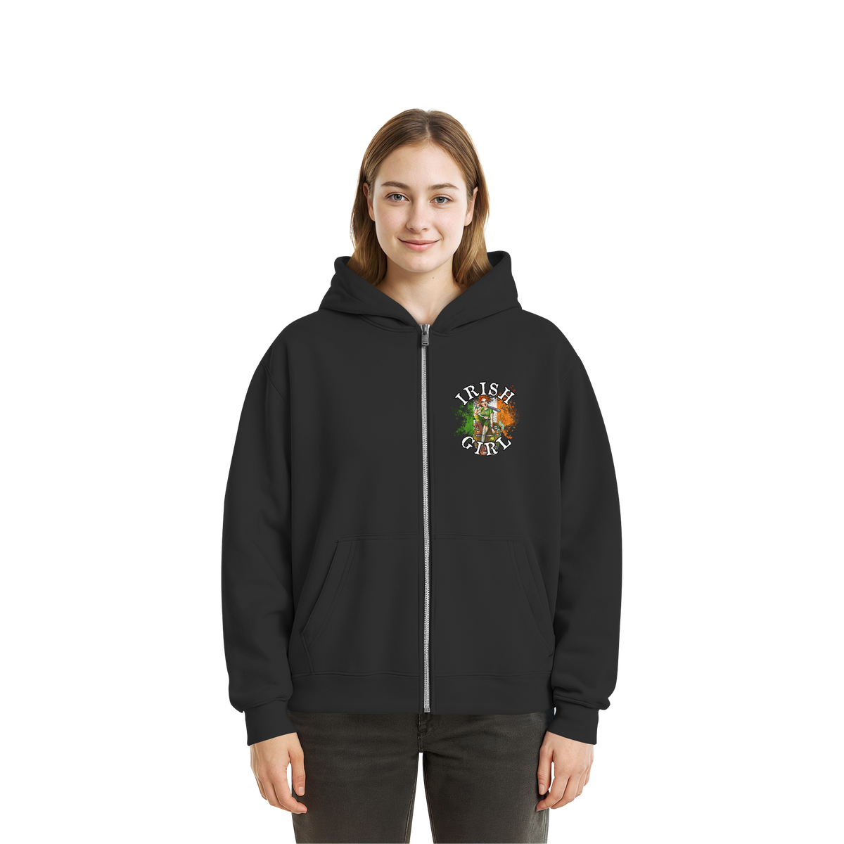 Irish Girl  - Fluffy Boxcut Zipper
