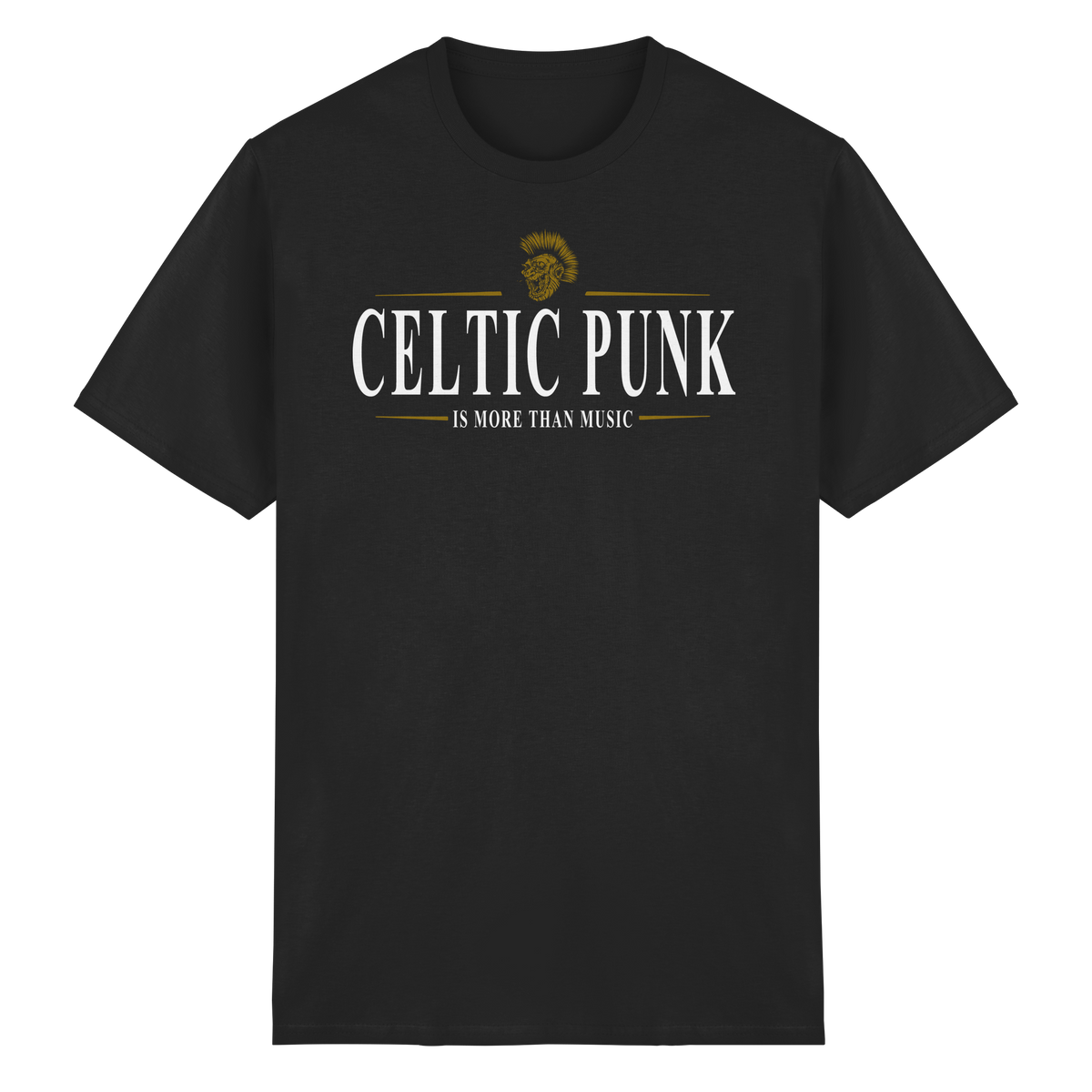 Celtic Punk "Is More Than Music"  - Heavy Cotton T-Shirt