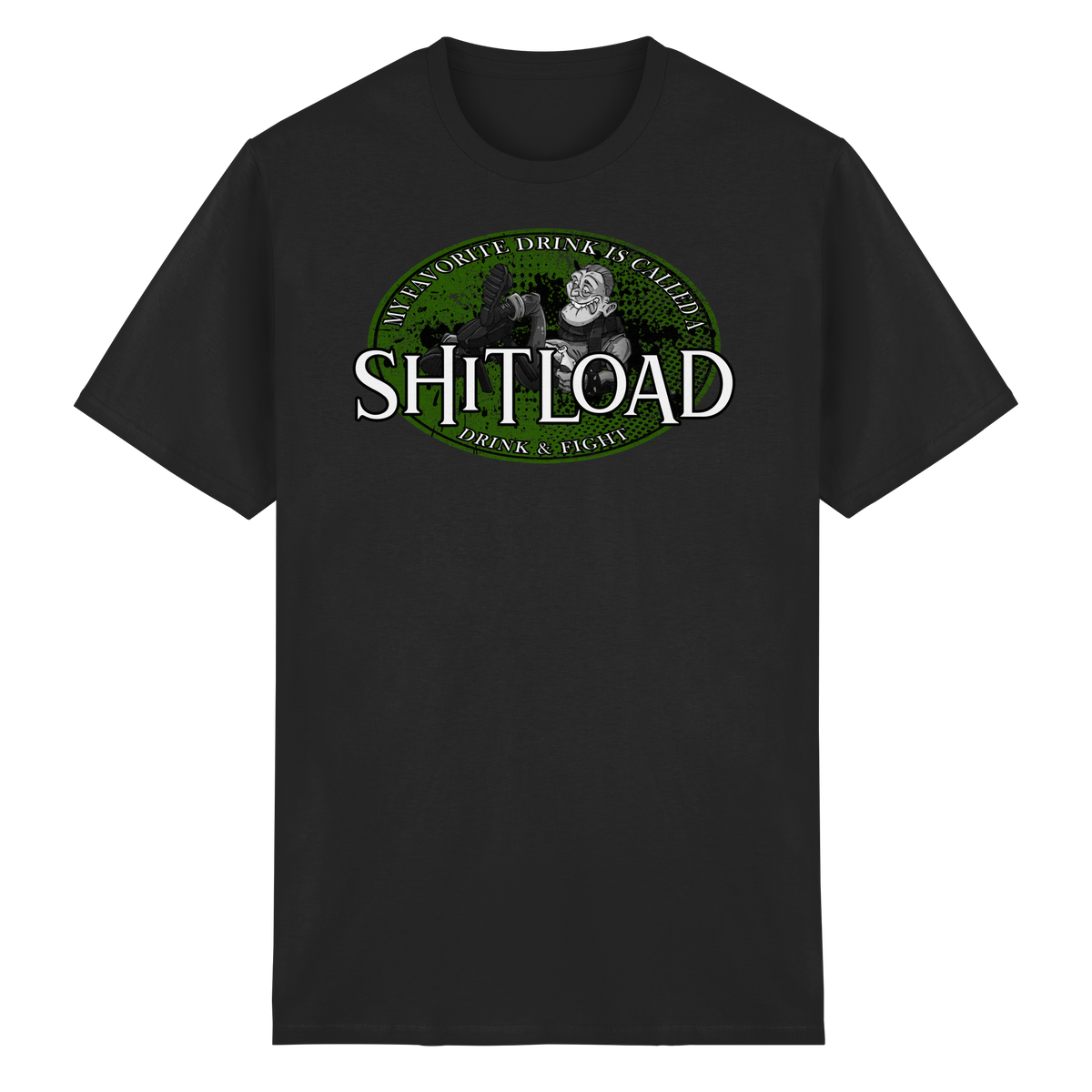 My Favorite Drink Is Called A "Shitload"  - Heavy Cotton T-Shirt