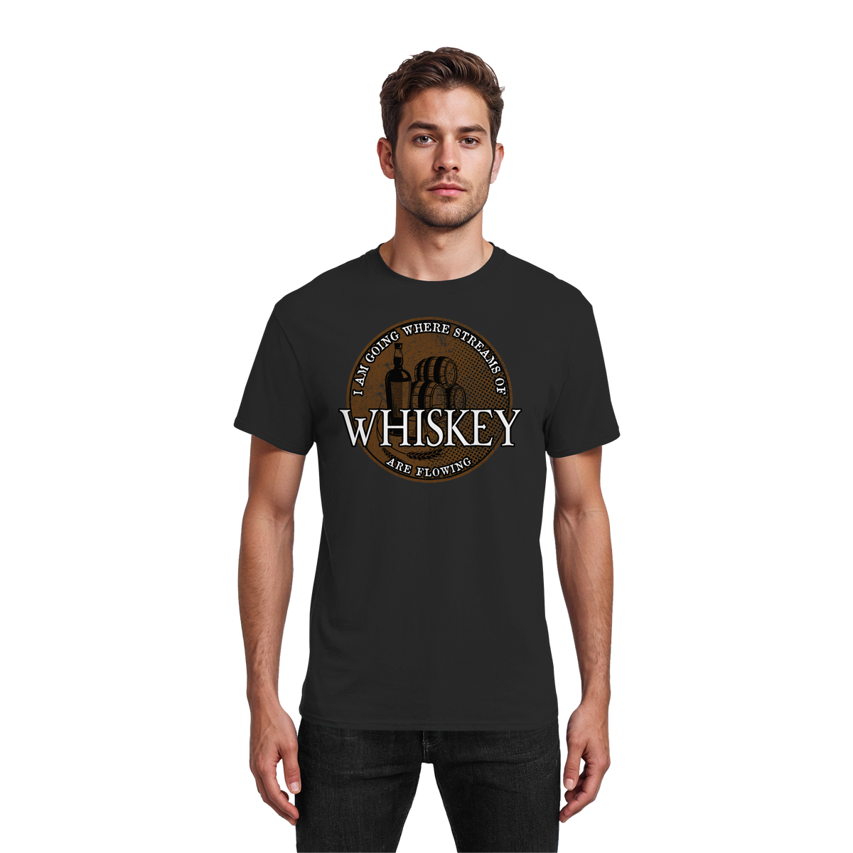 Streams Of Whiskey  - Heavy Cotton T-Shirt