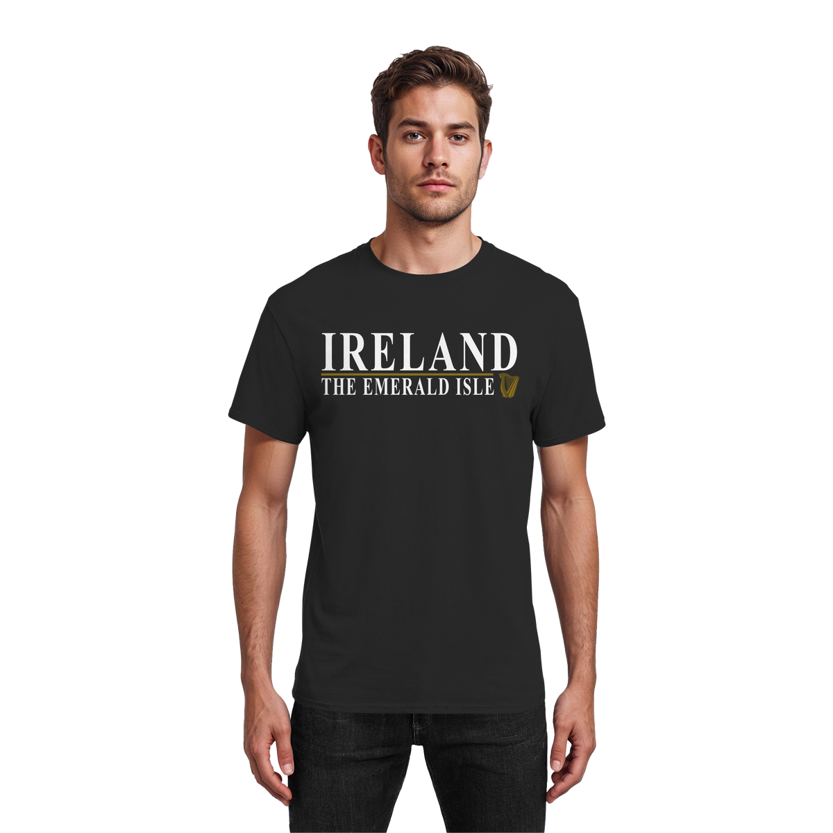 Ireland "The Emerald Isle"  - Heavy Cotton T-Shirt