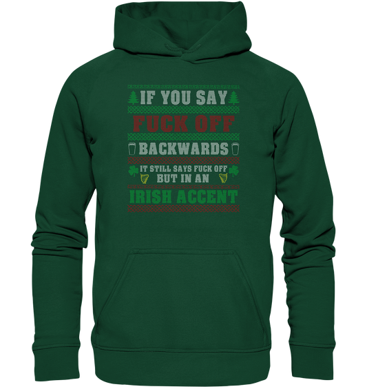 If You Say F*ck Off (Christmas) - Kids Premium Hoodie