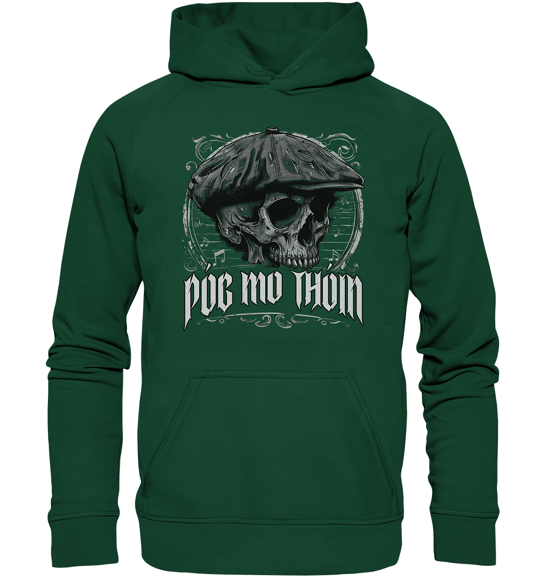 Póg Mo Thóin Streetwear "Flatcap-Skull III" - Kids Premium Hoodie