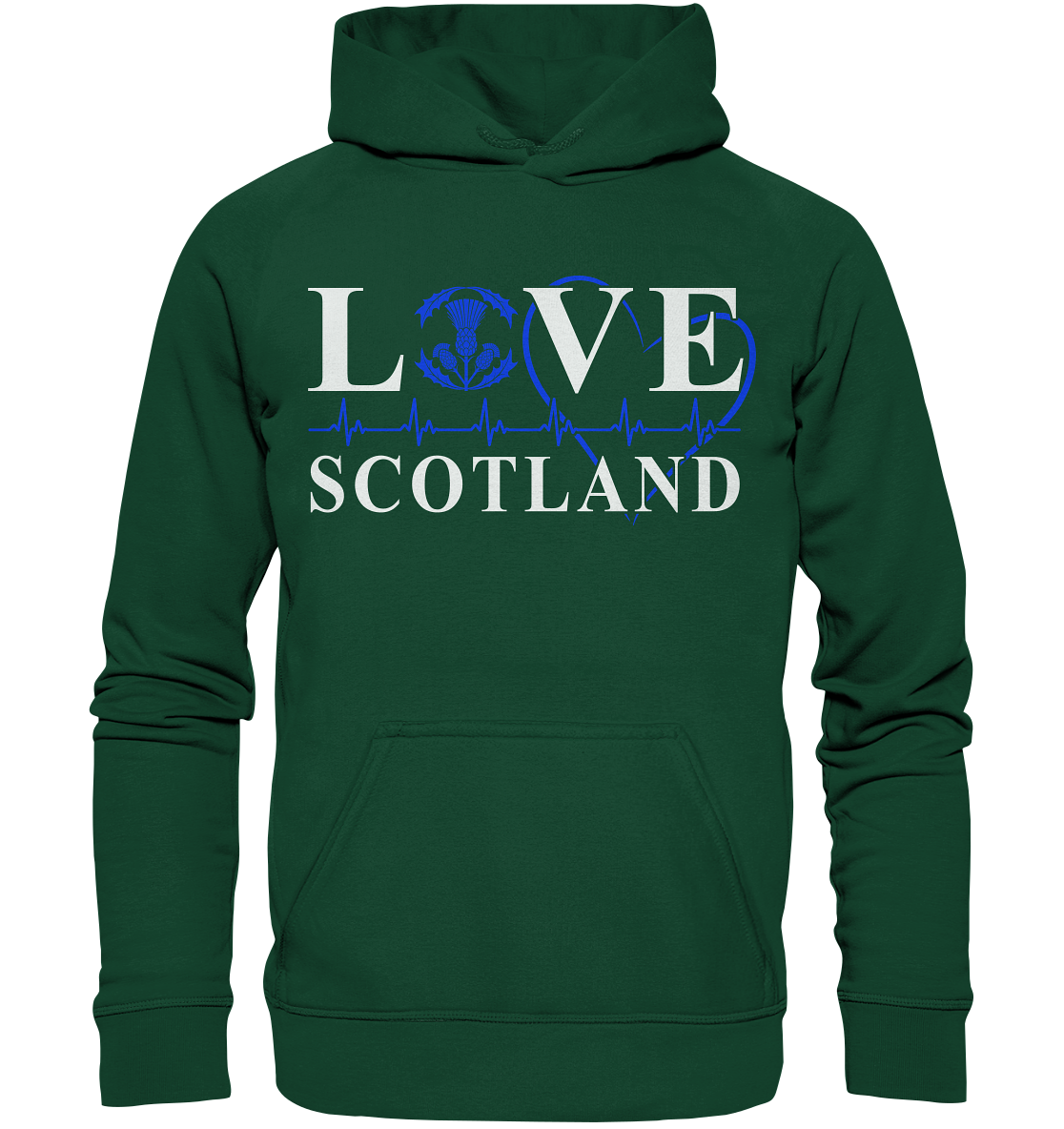 Love Scotland "Heartbeat" - Kids Premium Hoodie