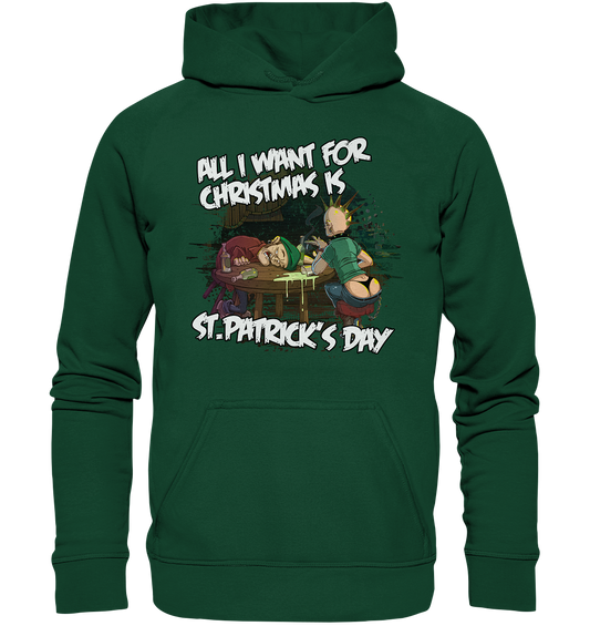 All I Want For Christmas is "St.Patrick's Day" - Kids Premium Hoodie