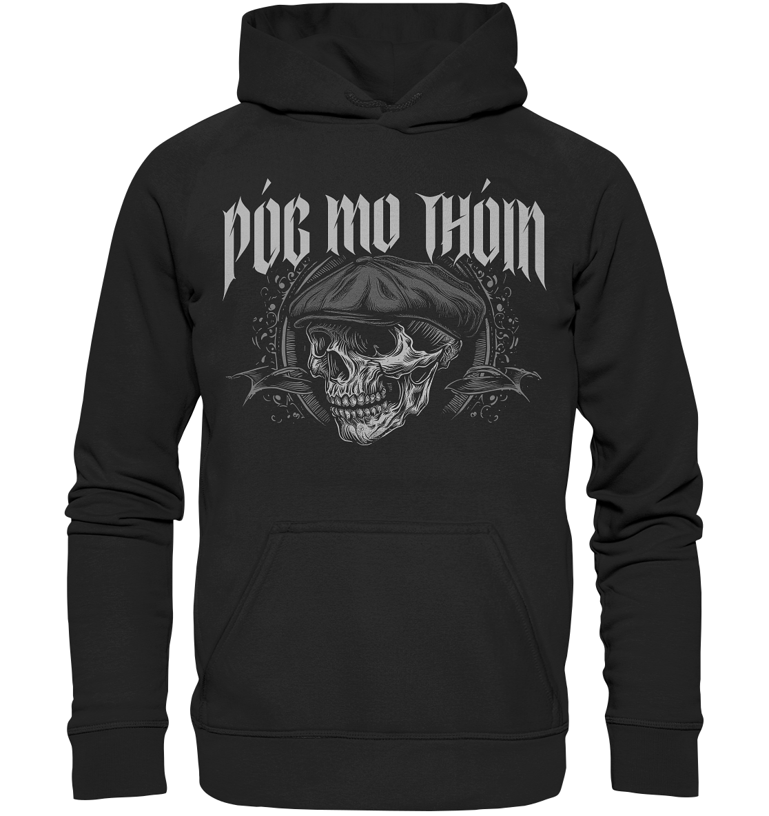 Póg Mo Thóin Streetwear "Flatcap-Skull II"  - Kids Premium Hoodie