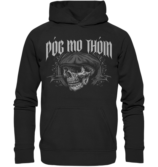 Póg Mo Thóin Streetwear "Flatcap-Skull II"  - Kids Premium Hoodie