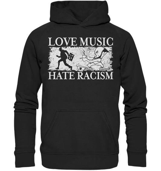 Love Music - Hate Racism - Kids Premium Hoodie