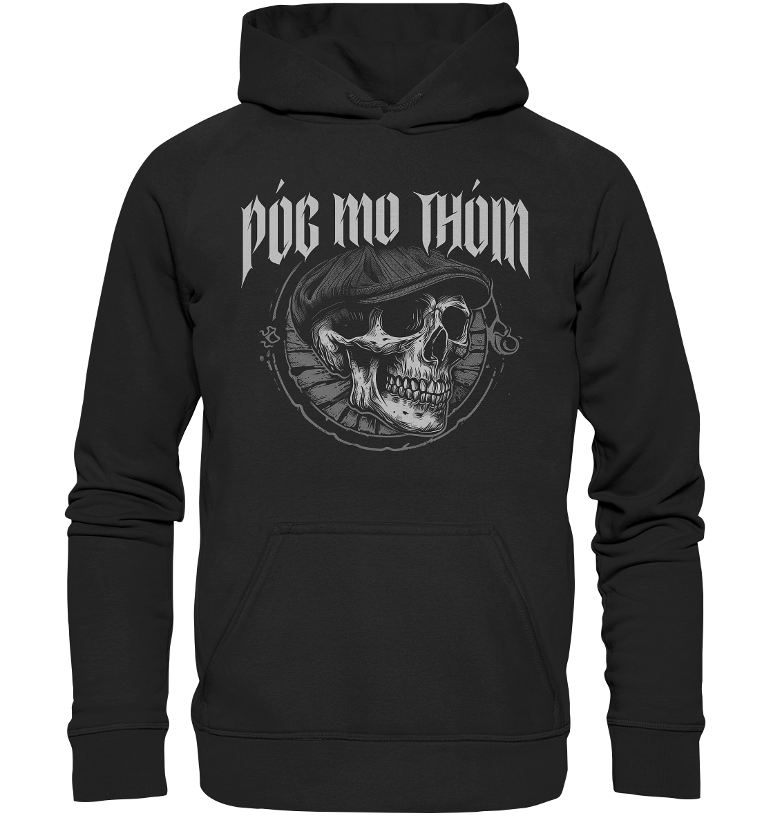 Póg Mo Thóin Streetwear "Flatcap-Skull I" - Kids Premium Hoodie