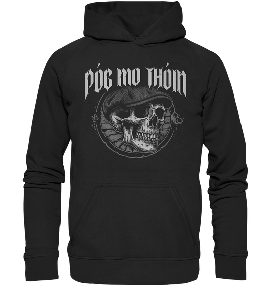 Póg Mo Thóin Streetwear "Flatcap-Skull I" - Kids Premium Hoodie