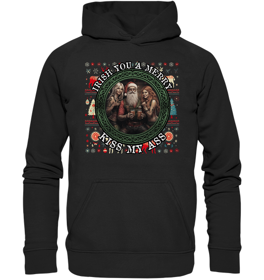 Irish You A Merry... "Santa, Girls & Beer "  - Kids Premium Hoodie