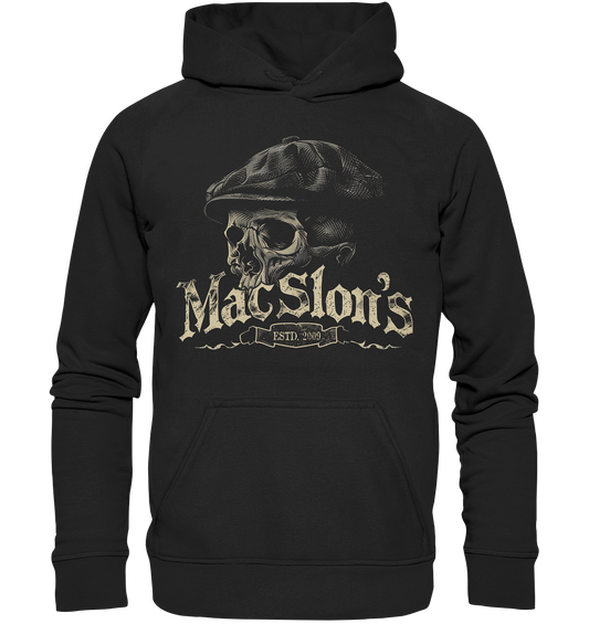 MacSlon's "Estd. 2009 / Flatcap-Skull XII" - Kids Premium Hoodie