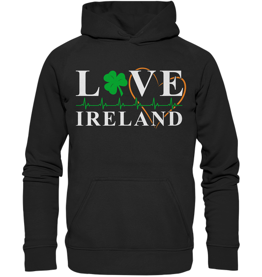 Love Ireland "Heartbeat" - Kids Premium Hoodie