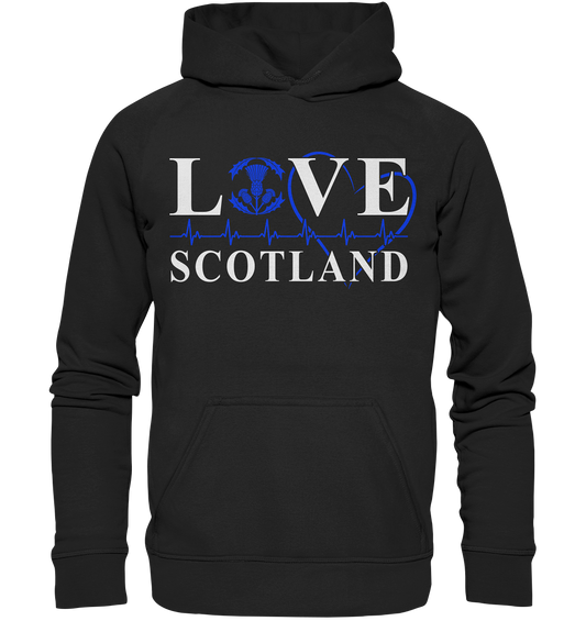 Love Scotland "Heartbeat" - Kids Premium Hoodie