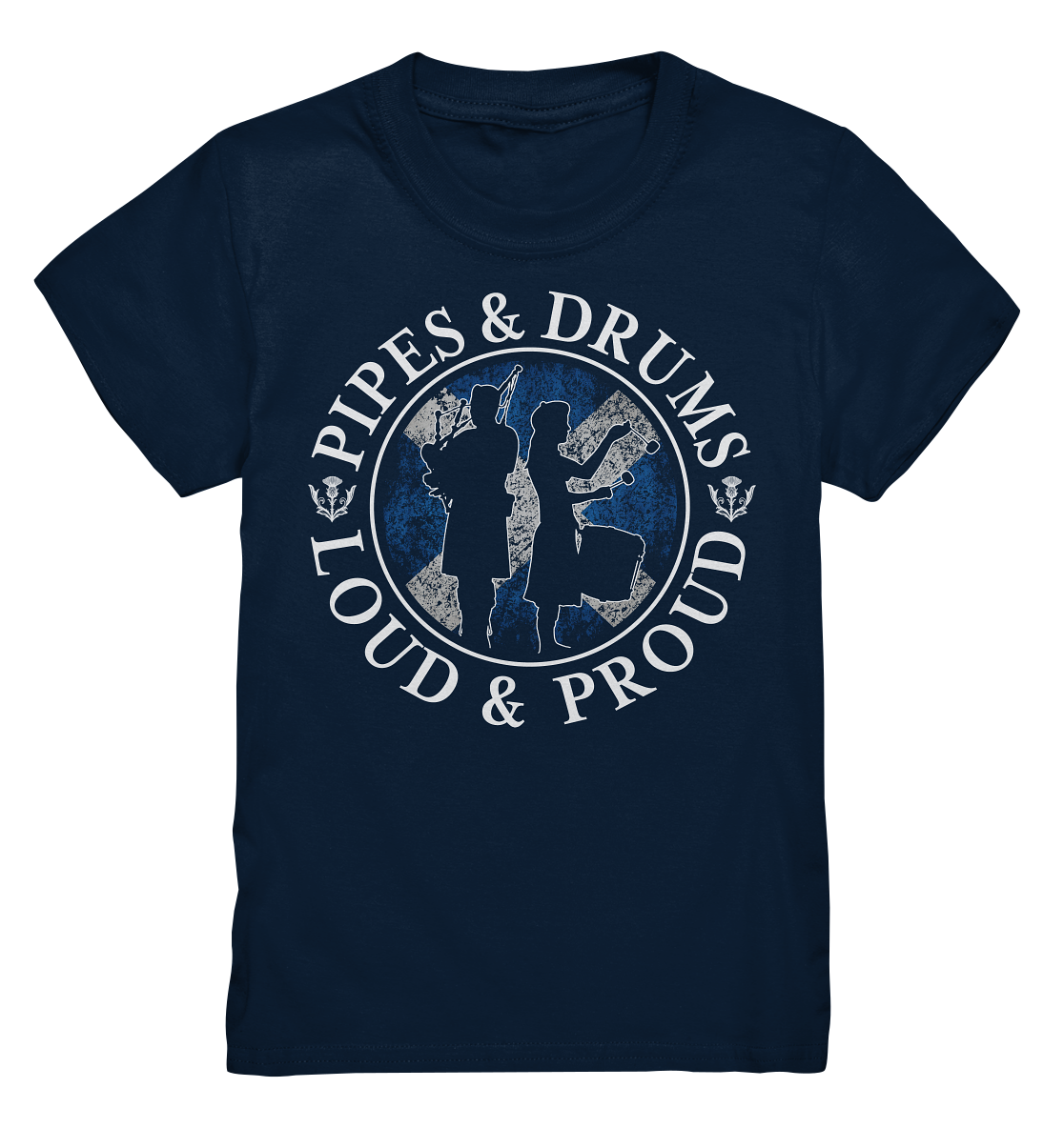 Pipes & Drums "Loud & Proud" - Kids Premium Shirt