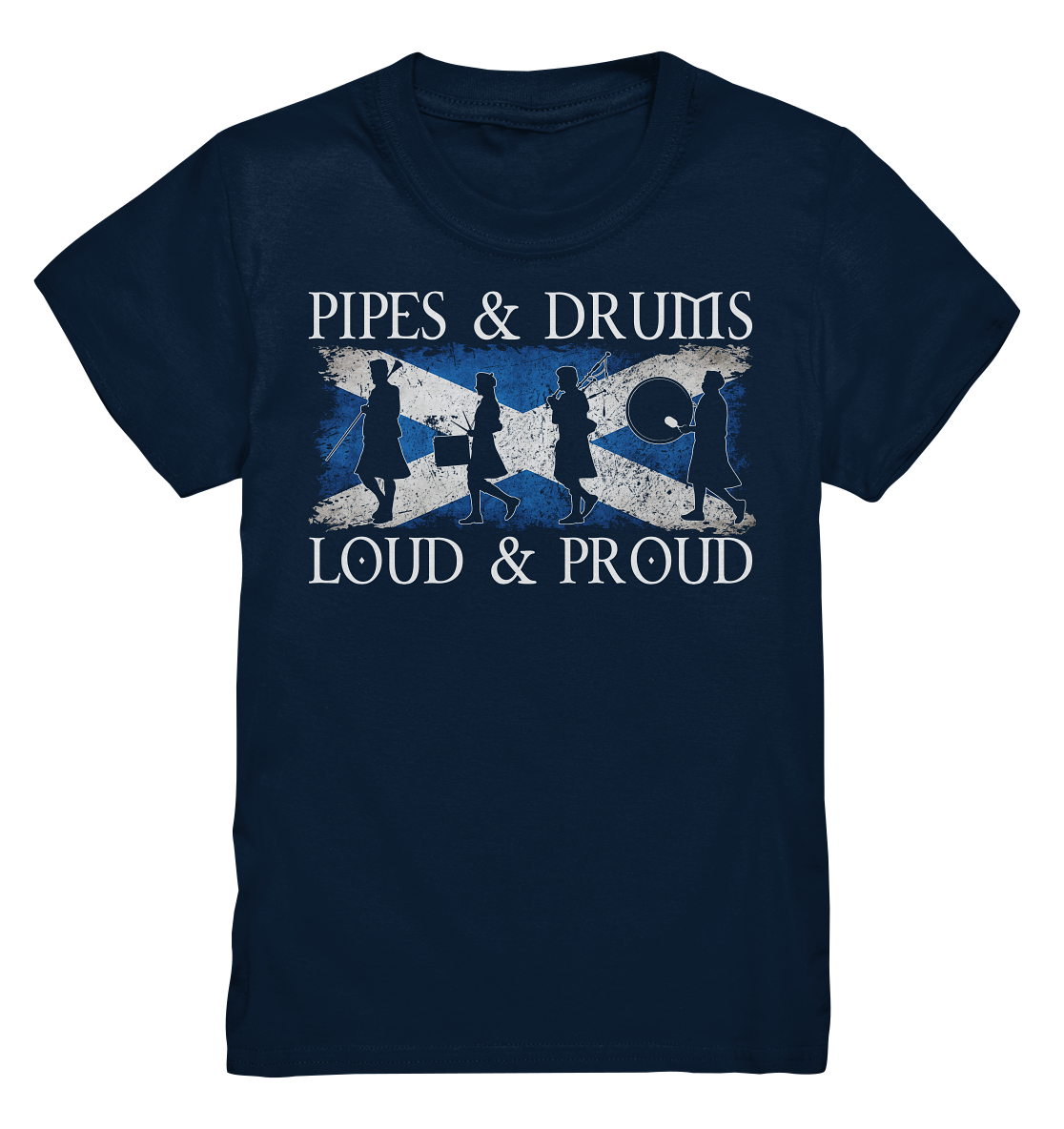 Pipes & Drums "Loud & Proud / Band" - Kids Premium Shirt