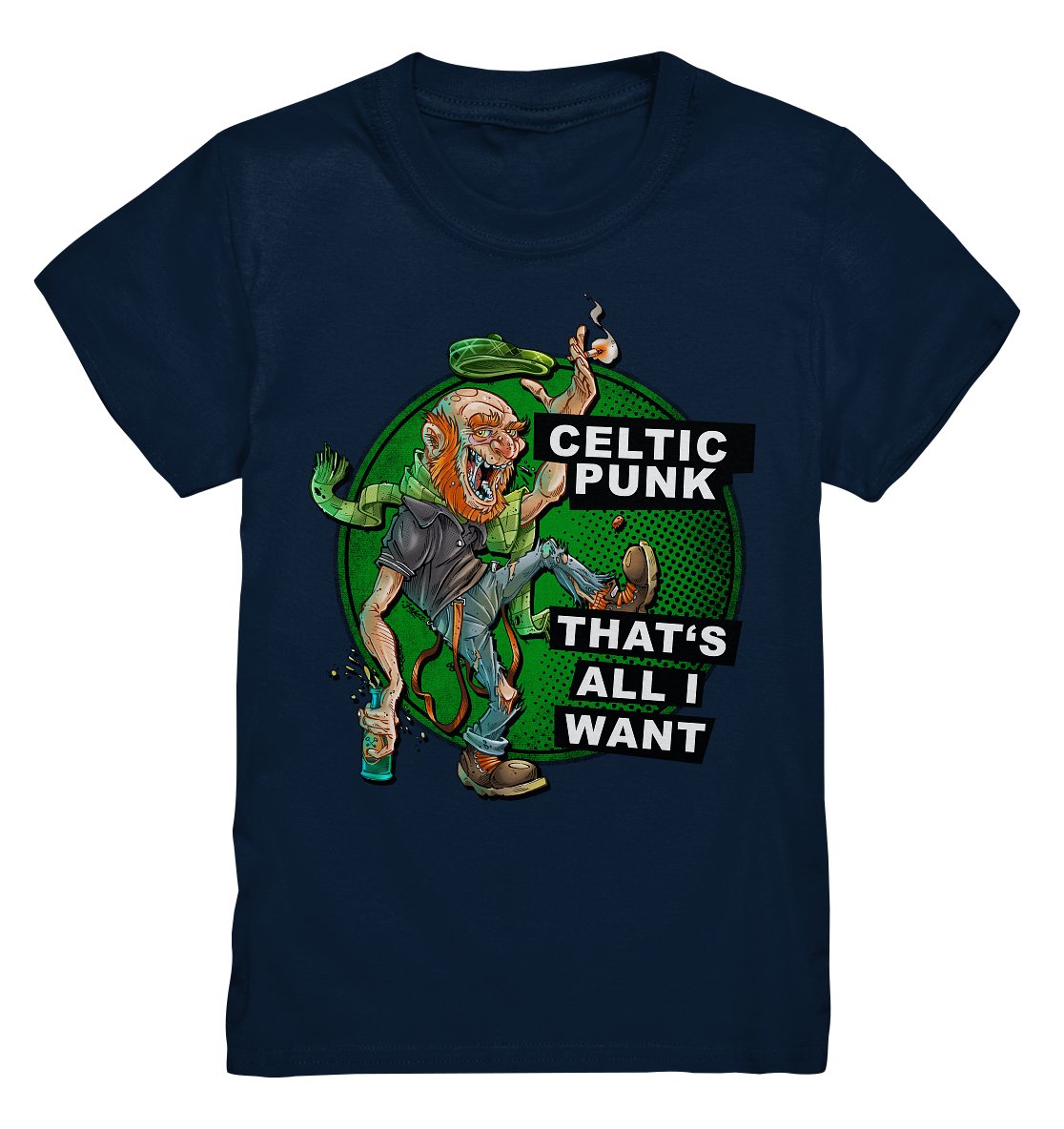 "Celtic Punk - That's All I Want" - Kids Premium Shirt