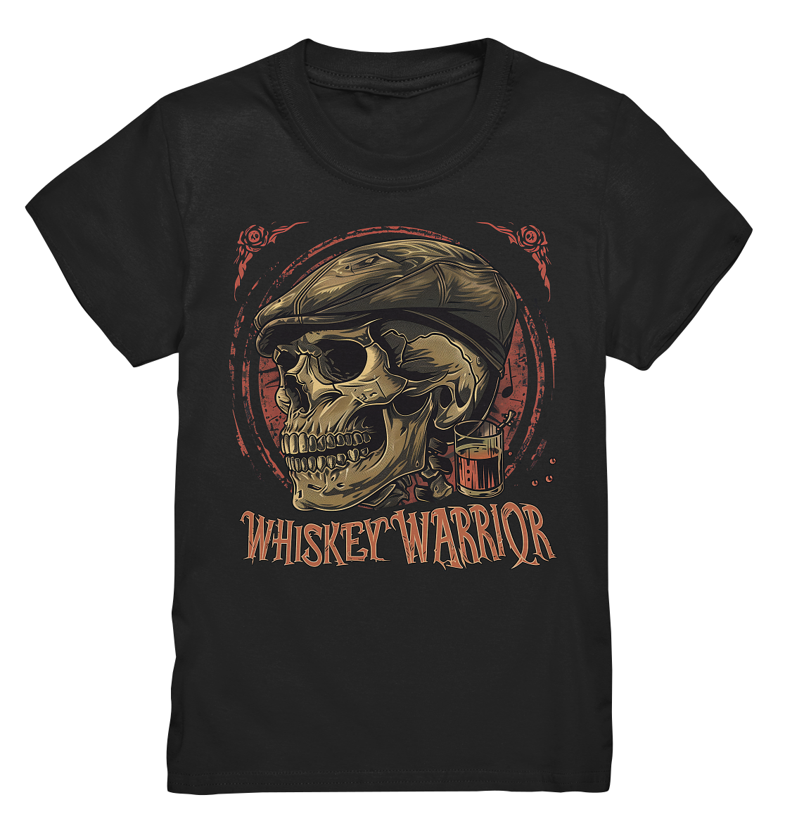 Whiskey Warrior "Flatcap-Skull I"  - Kids Premium Shirt