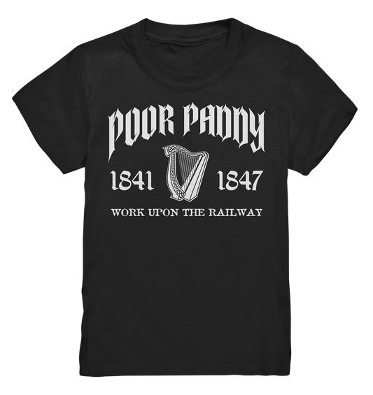 Poor Paddy "Work Upon The Railway" - Kids Premium Shirt