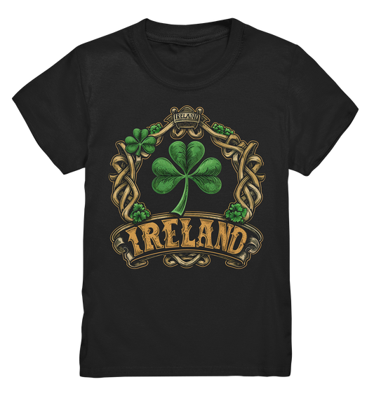 Ireland "Shamrock / Crest III" - Kids Premium Shirt