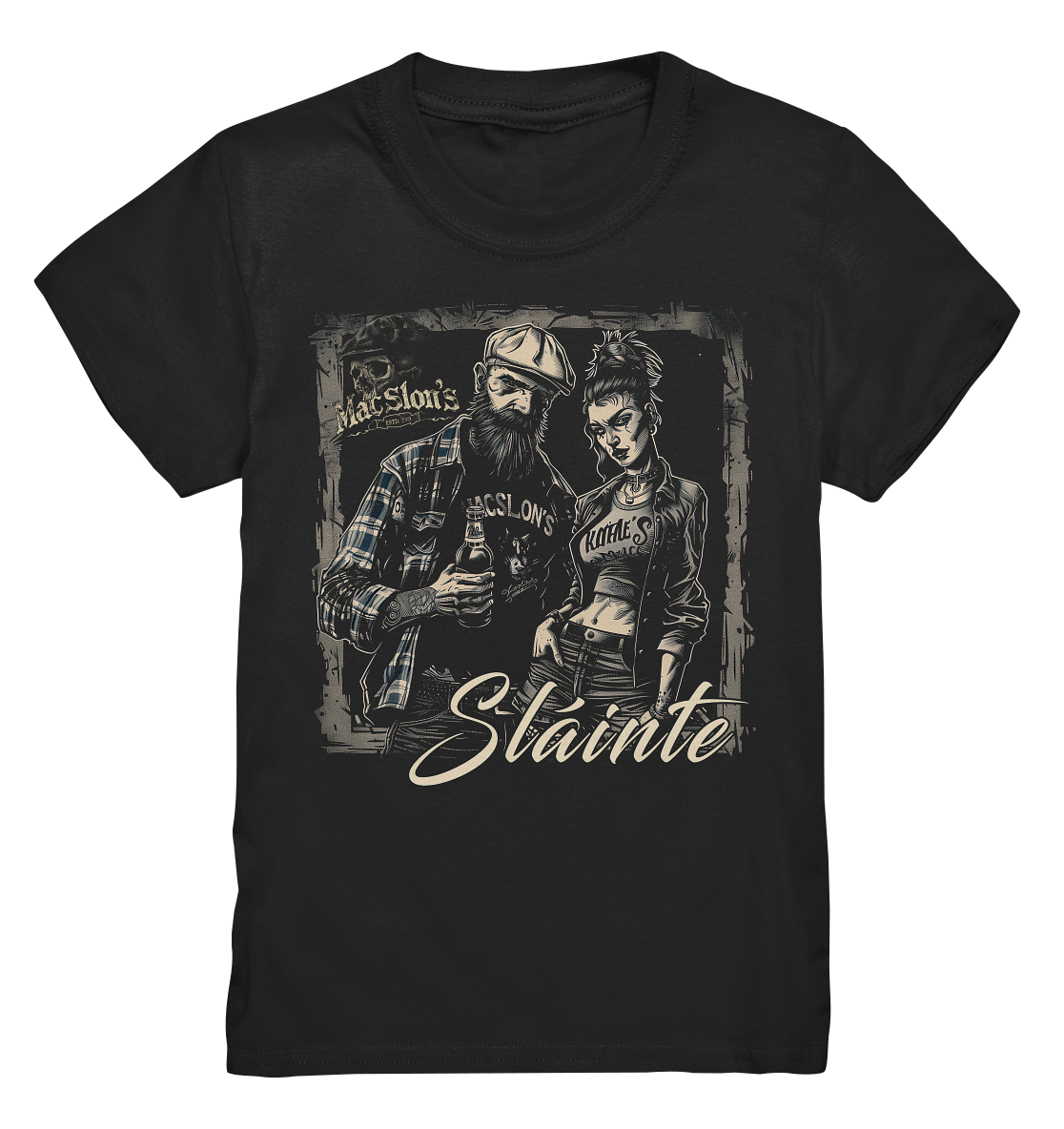 Sláinte "Couple Of Punks I" - Kids Premium Shirt