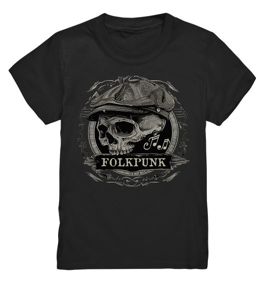 Folkpunk "Flatcap-Skull II"  - Kids Premium Shirt