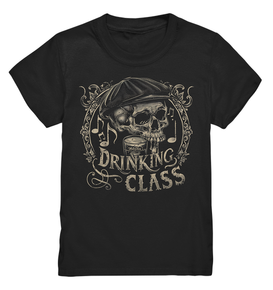 Drinking Class "Flatcap-Skull I"  - Kids Premium Shirt