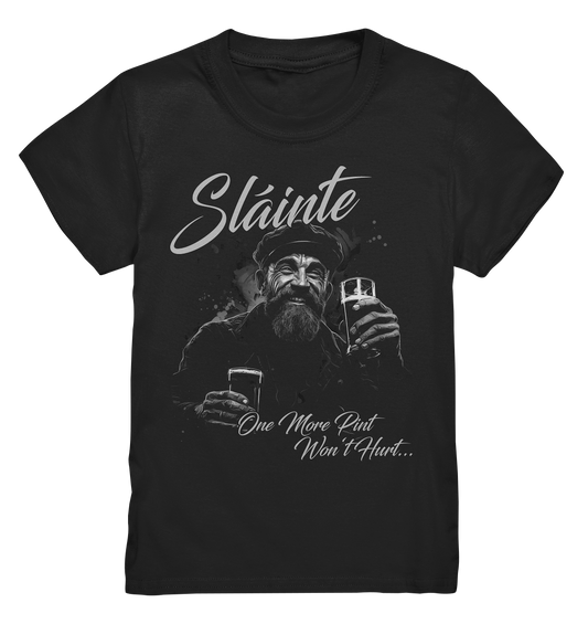 Sláinte "One More Pint Won't Hurt" - Kids Premium Shirt