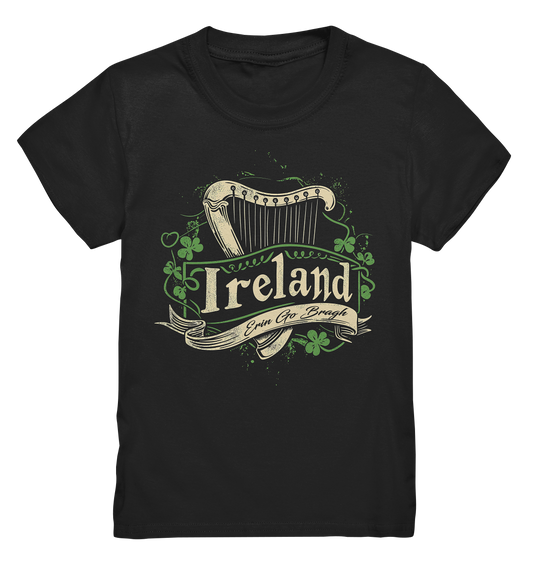 Ireland "Erin Go Bragh / Crest"  - Kids Premium Shirt