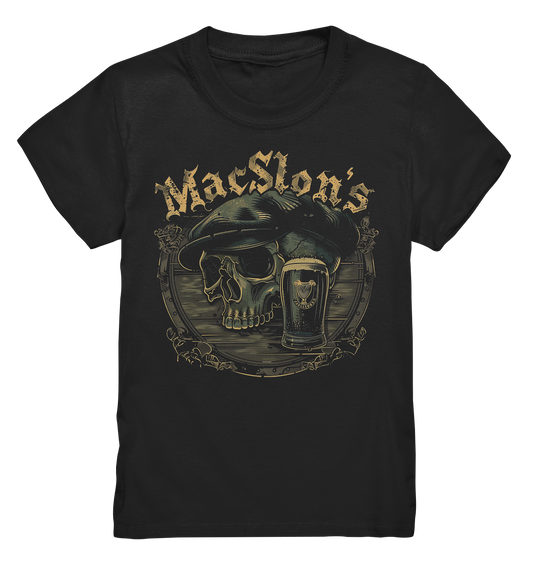 MacSlon's "Flatcap-Skull III"  - Kids Premium Shirt