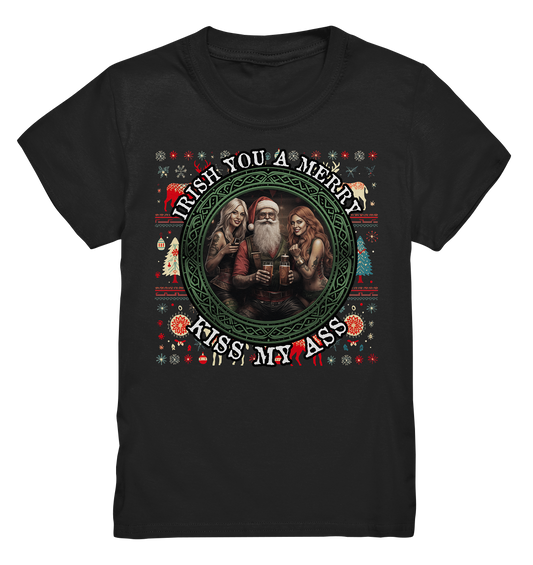 Irish You A Merry... "Santa, Girls & Beer "  - Kids Premium Shirt