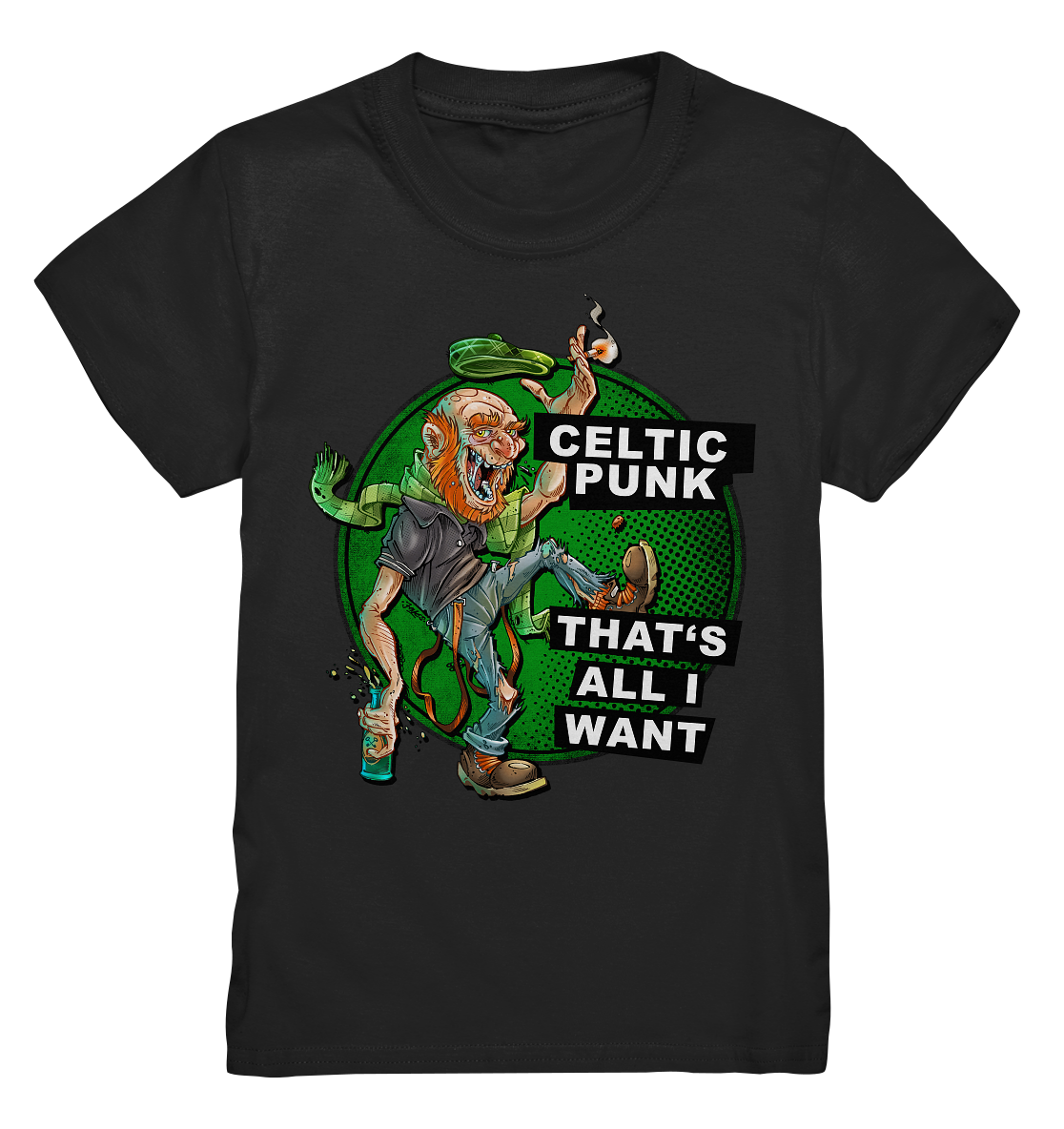 "Celtic Punk - That's All I Want" - Kids Premium Shirt