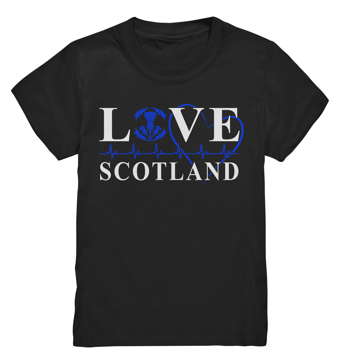 Love Scotland "Heartbeat" - Kids Premium Shirt