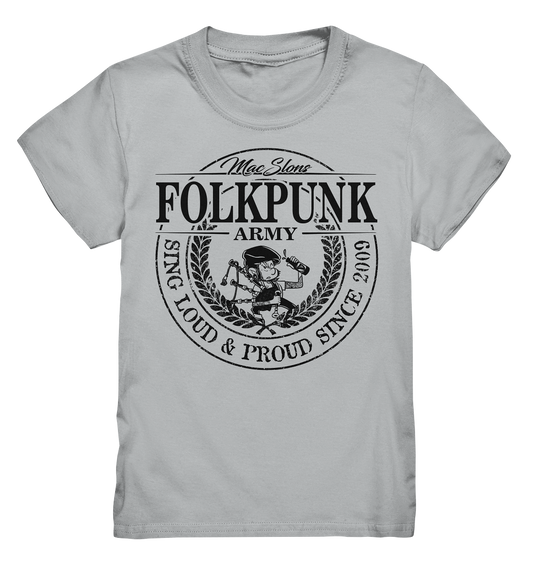 MacSlon's "Folkpunk Army" - Kids Premium Shirt