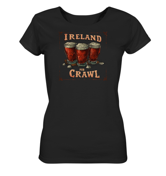 Ireland "Pub Crawl II" - Ladies Organic Shirt