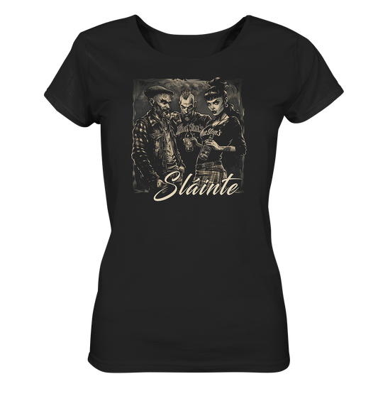 Sláinte "Group Of Punks I" - Ladies Organic Shirt