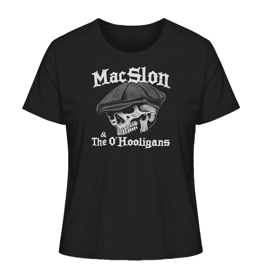 MacSlon & The O'Hooligans "Flatcap-Skull I" - Ladies Organic Shirt