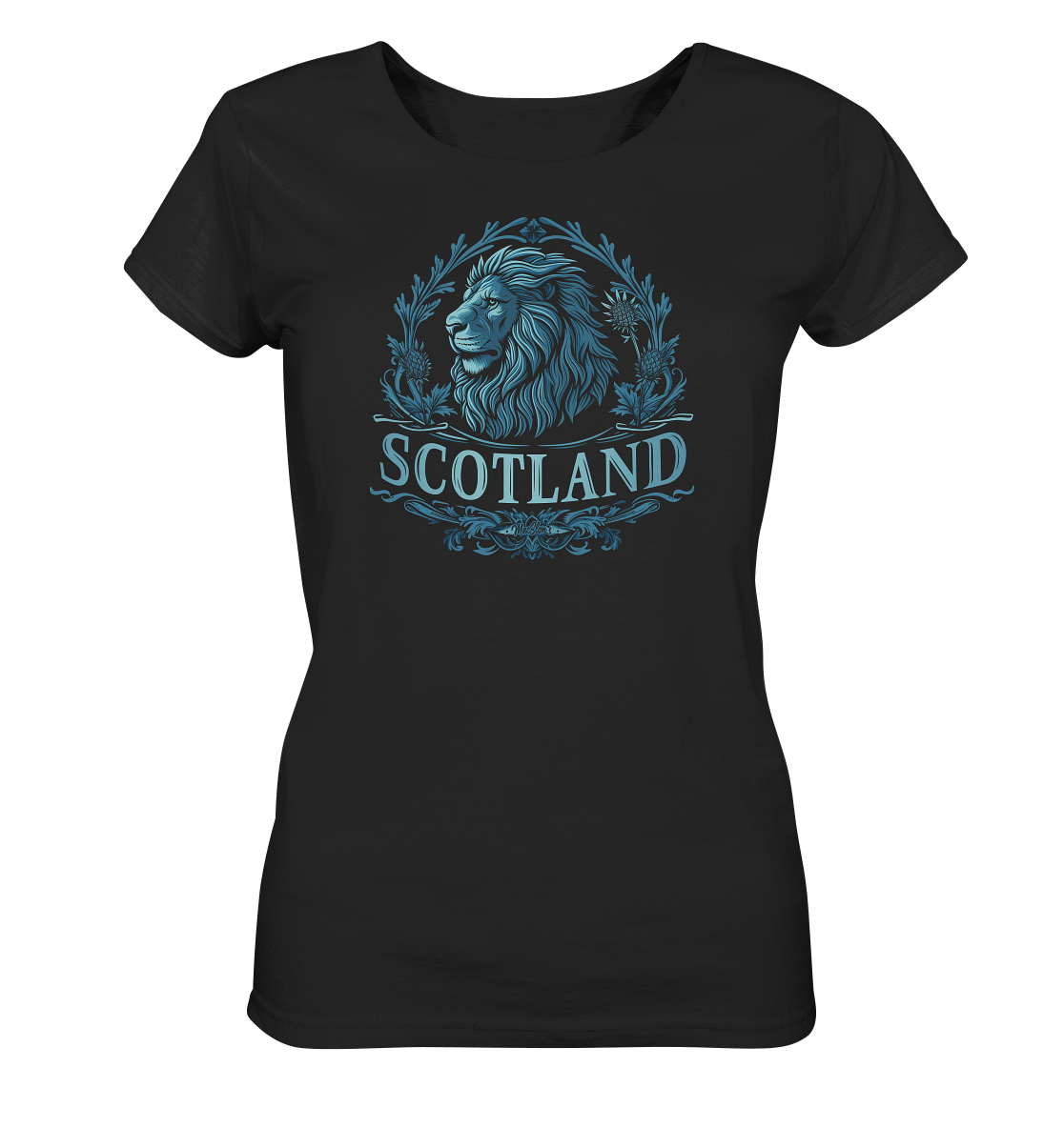 Scotland "Lion / Thistle II" - Ladies Organic Shirt