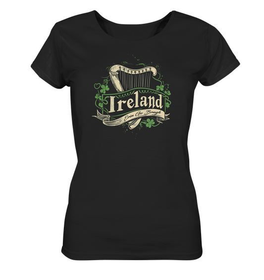 Ireland "Erin Go Bragh / Crest"  - Ladies Organic Shirt