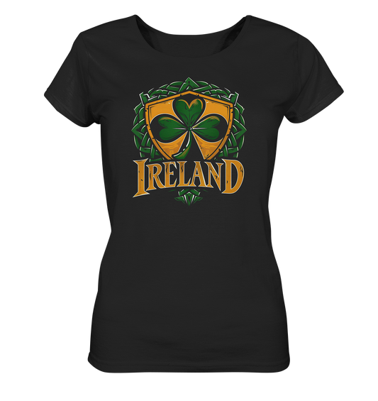 Ireland "Shamrock / Crest"  - Ladies Organic Shirt