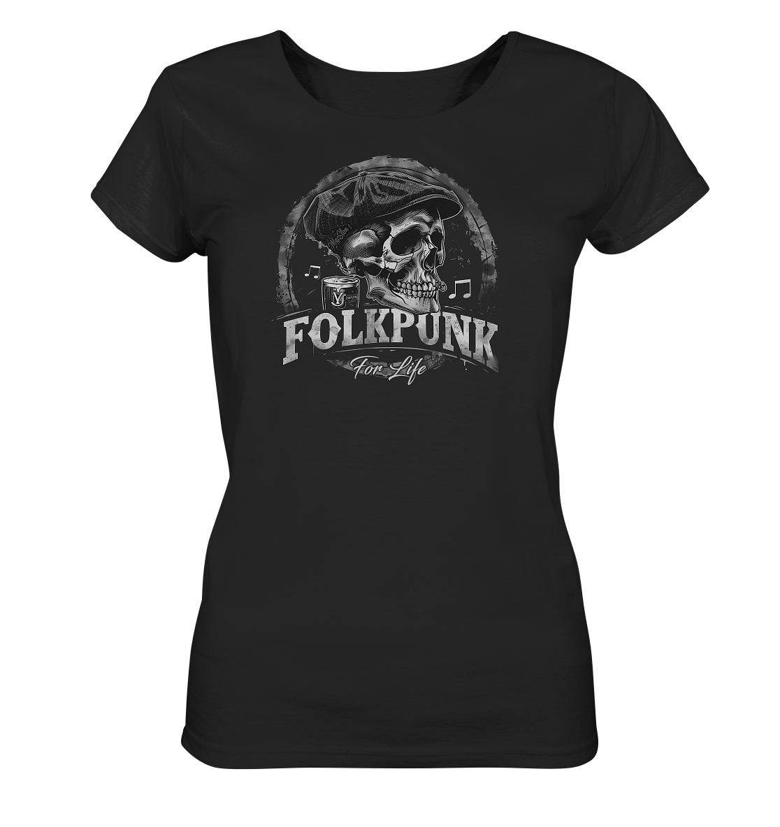 Folkpunk "For Life I" - Ladies Organic Shirt