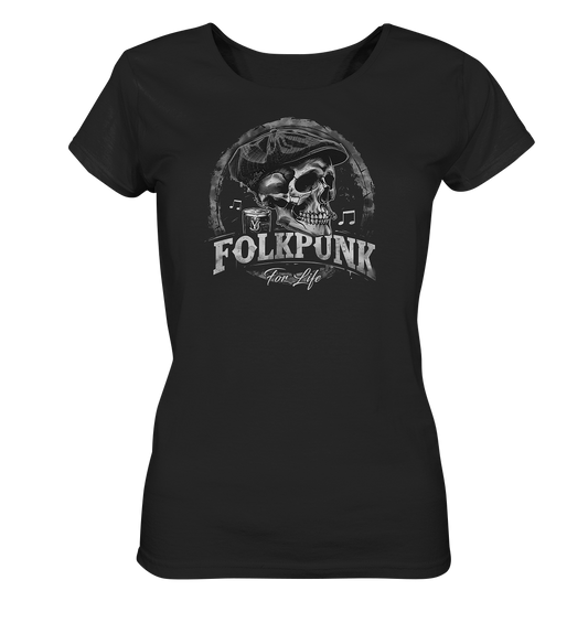 Folkpunk "For Life I" - Ladies Organic Shirt