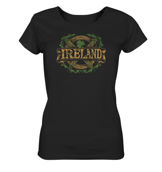 Ireland "Shamrock / Crest II"  - Ladies Organic Shirt