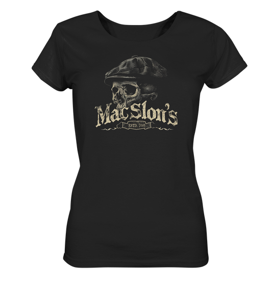 MacSlon's "Estd. 2009 / Flatcap-Skull XII" - Ladies Organic Shirt