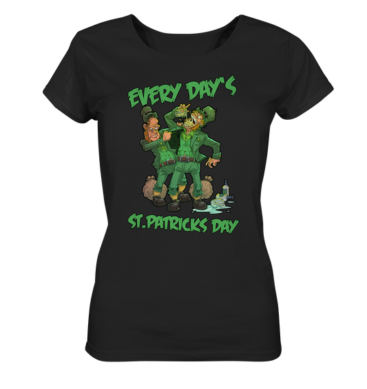 Every Day's St.Patricks Day "Leprechauns" - Ladies Organic Shirt